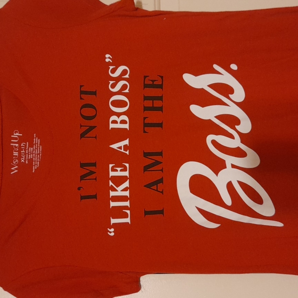 New Xl 15/17 Red Tshirt
